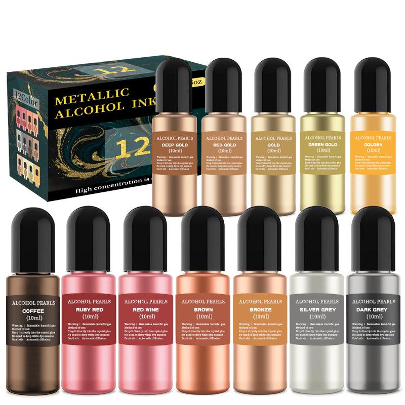 Pearl Powder Resin - 1 комплект, набор пигментов из смолы,