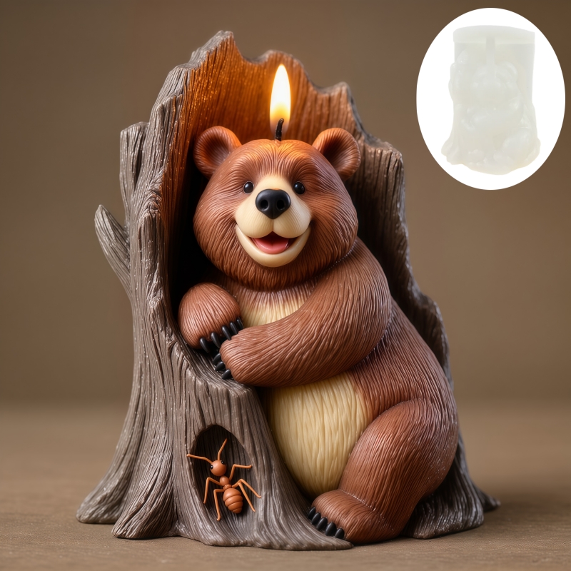 Resin Art Tree - Муравей, сбор медведя, свеча, силиконовая форма
