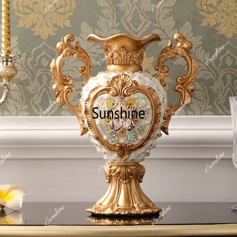 Resin Art Gift For Wedding - Европейский роскошный дворец, ваза из смолы,
