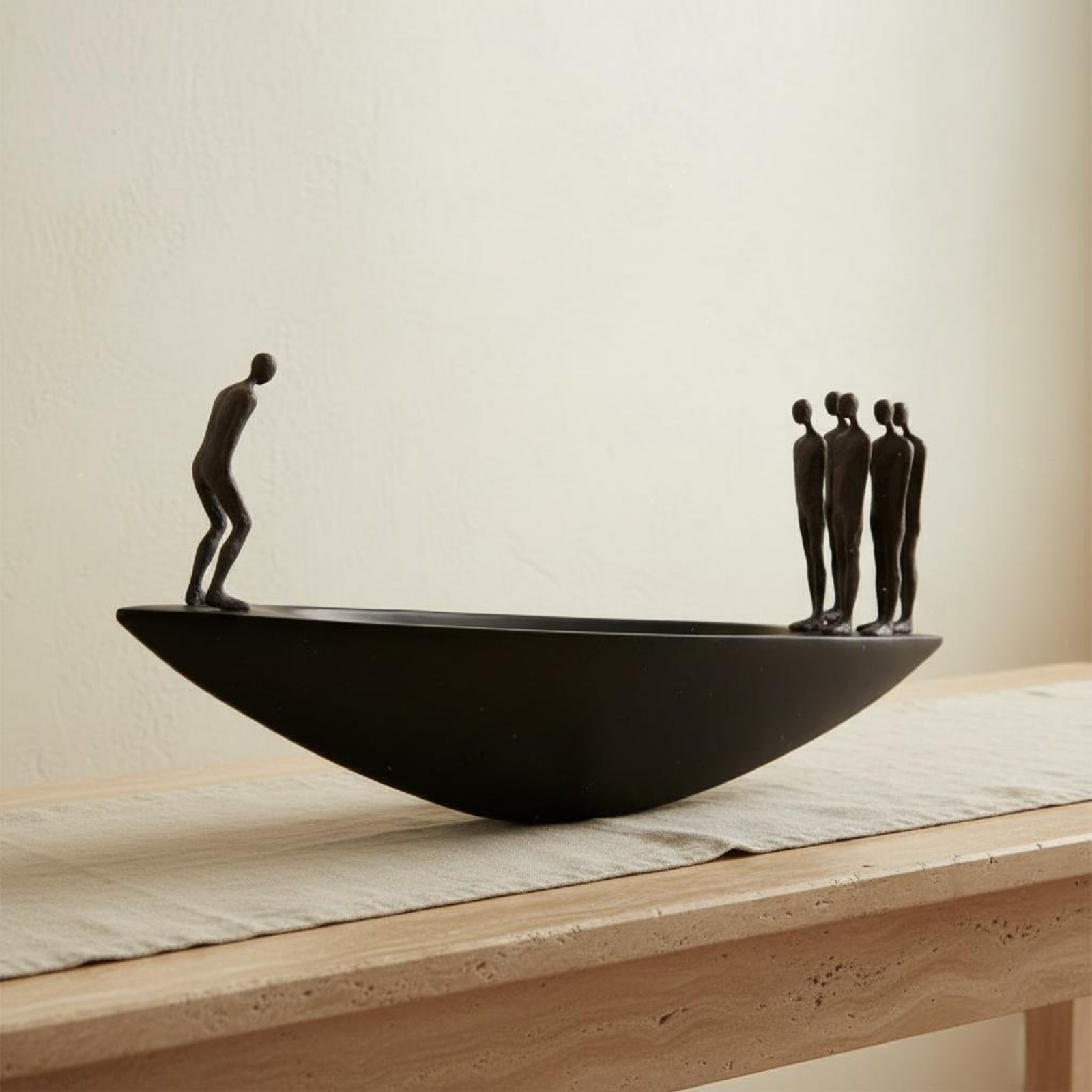 Resin Art And Design - Современная статуэтка парусника из смолы в