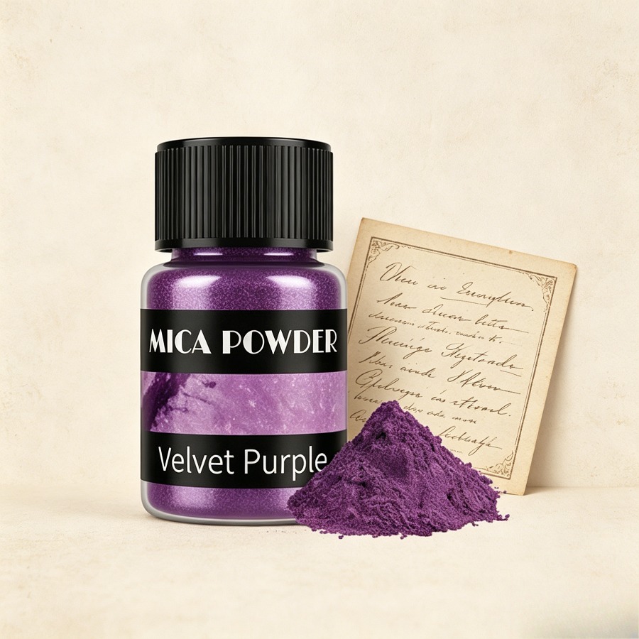 Pearl Powder Resin - Пурпурный бархатный пигмент из слюды для