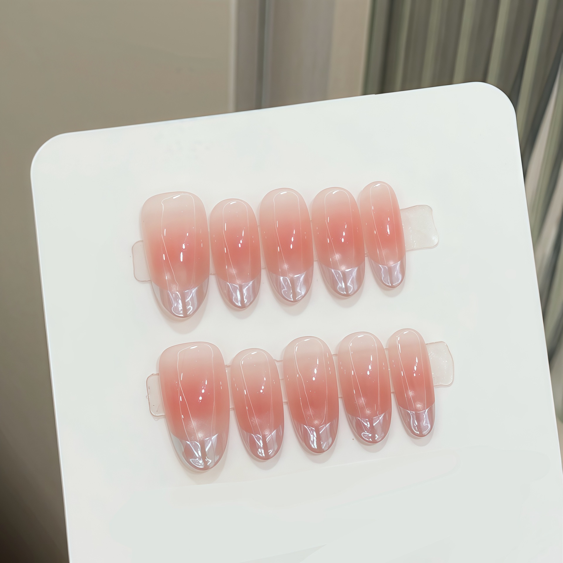 Resin Art Ideas - 10 шт. Накладные ногти ручной работы,