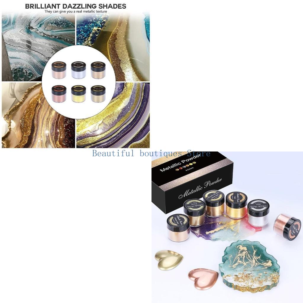 Resin Art Equipment - U4LF Красочный слюдяный порошок с металлическим