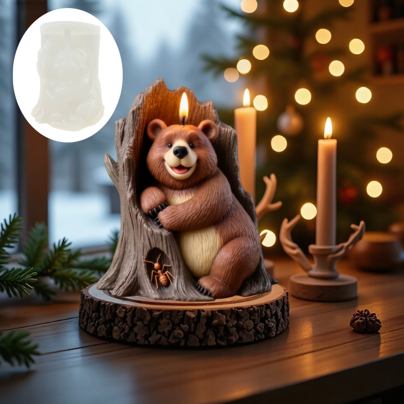 Муравей, сбор медведя, свеча,  – обзор и цена Resin Art Tree