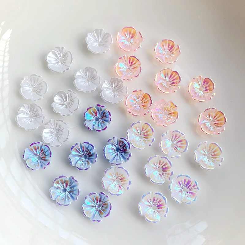 Цветы, серьги 8 мм, аксессуары – обзор и цена Resin Art Earrings Design