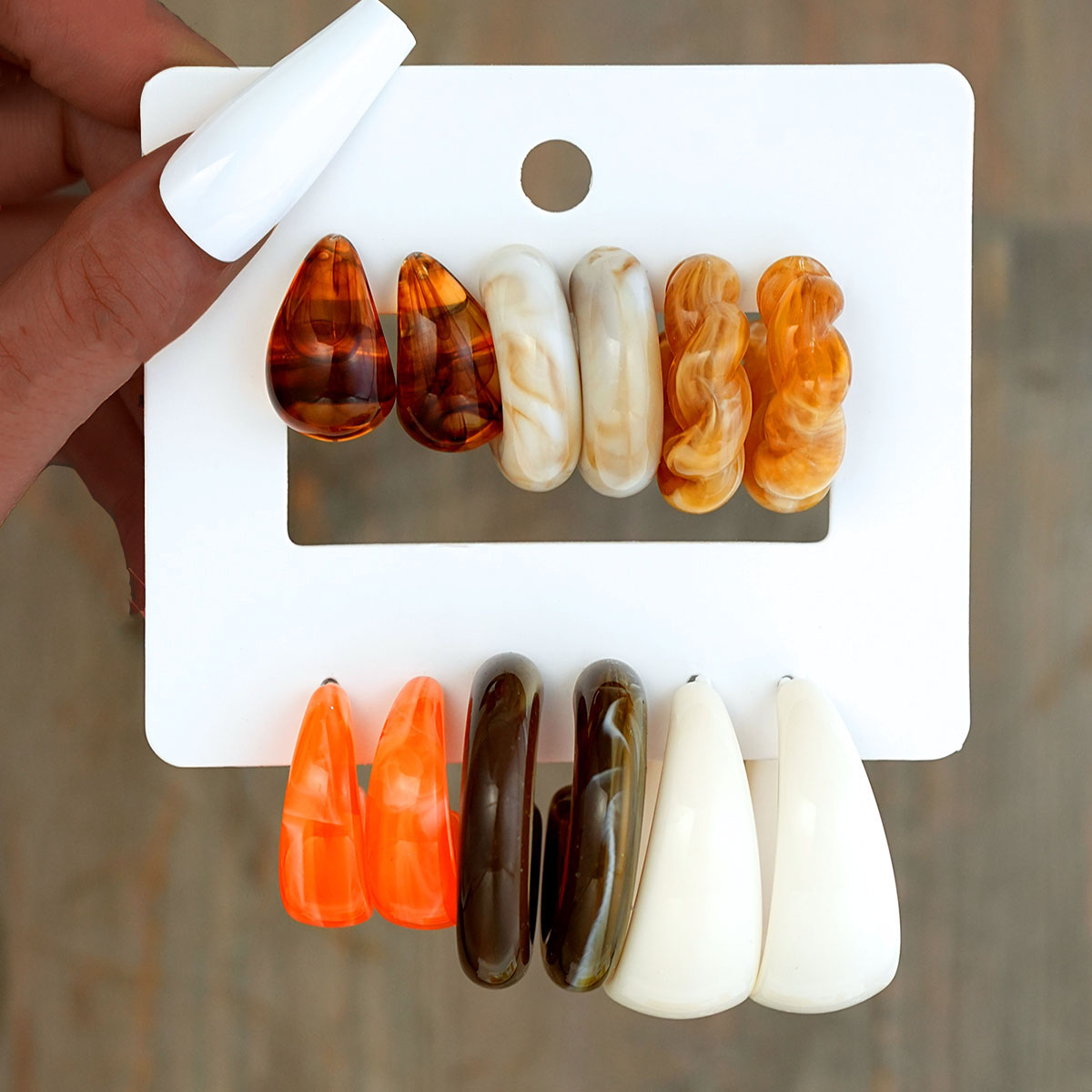 12 шт., богемный красочный ком – обзор и цена Resin Art Ring