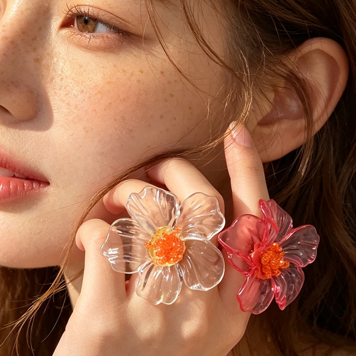 Милые, яркие, красочные кольца – обзор и цена Resin Art Ring