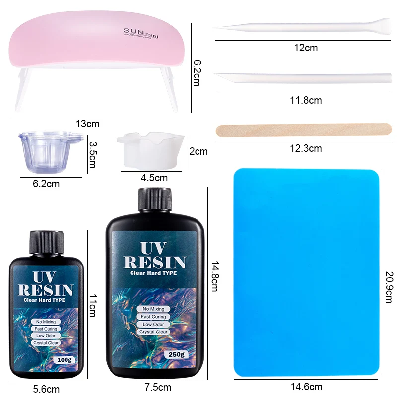 Набор твердого УФ-клея из смол – обзор и цена Resin Art Equipment