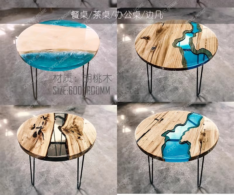 Креативный дизайнерский обеден – обзор и цена Resin Art With Wood