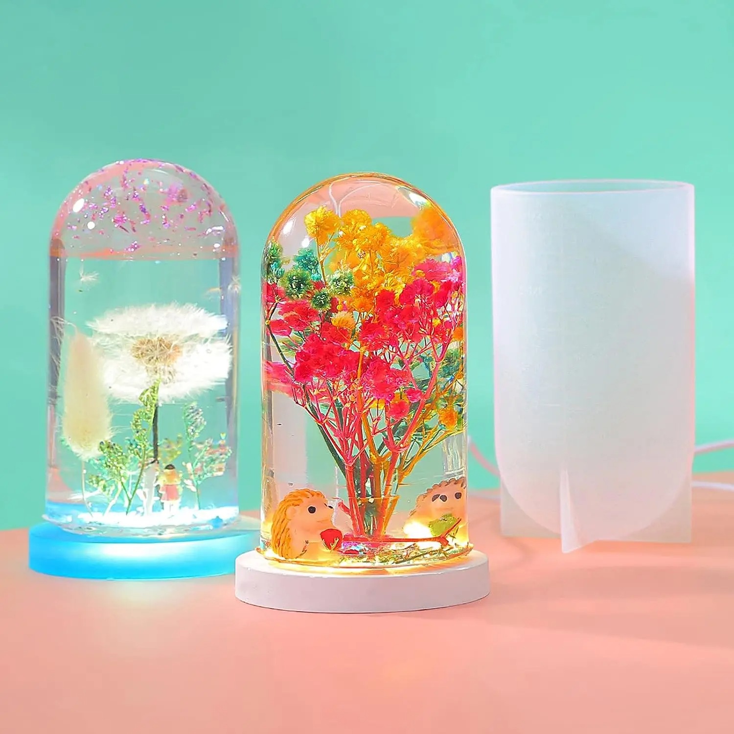 DIY кристаллическая форма для  – обзор и цена Resin Art Light
