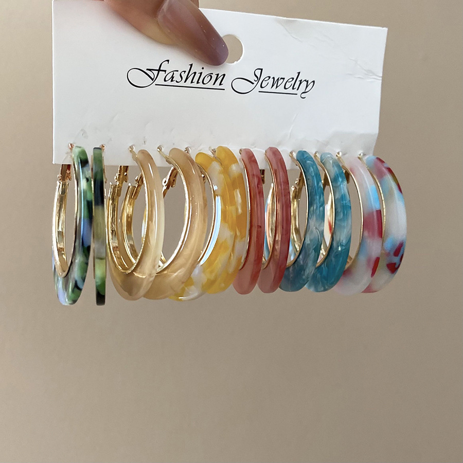Модные большие круглые акрилов – обзор и цена Resin Art Ring
