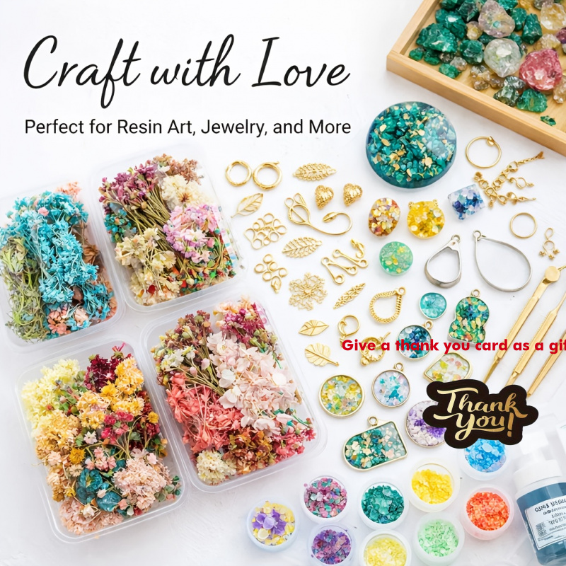 Набор из 10 коробок с сухоцвет – обзор и цена Resin Art Gift For Wedding