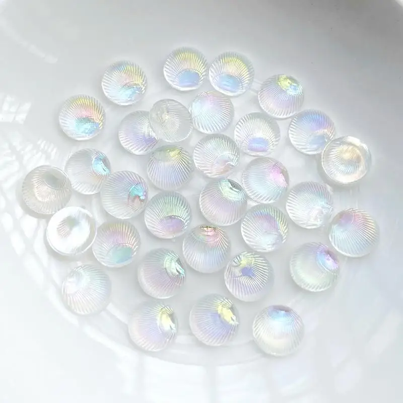 100 шт. круглые ракушки 3d юве – обзор и цена Resin Art Earrings Design